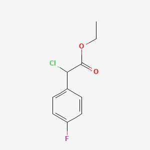 molecular formula C10H10ClFO2 B2489387 Ethyl 2-chloro-2-(4-fluorophenyl)acetate CAS No. 7550-04-1