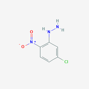 molecular formula C6H6ClN3O2 B2489401 (5-Chloro-2-nitrophenyl)hydrazine CAS No. 1966-16-1