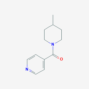 molecular formula C12H16N2O B248948 1-Isonicotinoyl-4-methylpiperidine 