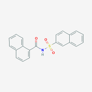 molecular formula C21H15NO3S B2489488 N-(naphthalen-2-ylsulfonyl)-1-naphthamide CAS No. 696640-65-0
