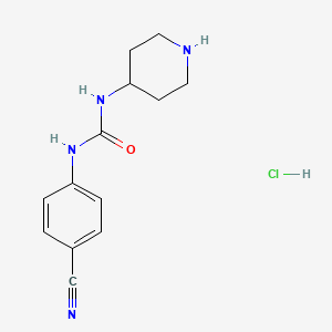 1-(4-Cyanophenyl)-3-piperidin-4-yl-ureahydrochloride