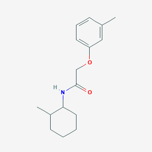 molecular formula C16H23NO2 B248951 N-(2-methylcyclohexyl)-2-(3-methylphenoxy)acetamide 