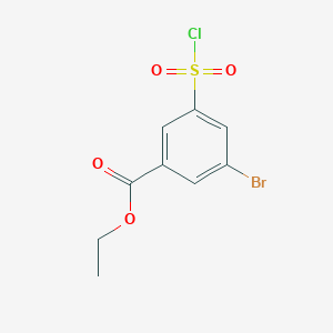 Ethyl 3-bromo-5-(chlorosulfonyl)benzoate