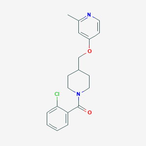 (2-Chlorophenyl)-[4-[(2-methylpyridin-4-yl)oxymethyl]piperidin-1-yl]methanone