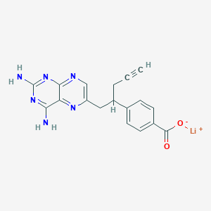 Lithium 4-(1-(2,4-diaminopteridin-6-yl)pent-4-yn-2-yl)benzoate