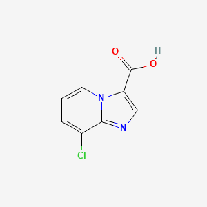 molecular formula C8H5ClN2O2 B2489531 8-Chloroimidazo[1,2-a]pyridine-3-carboxylic acid CAS No. 1019023-77-8