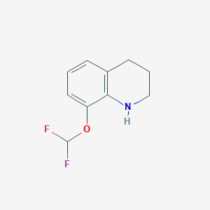 molecular formula C10H11F2NO B2489546 8-(二氟甲氧基)-1,2,3,4-四氢喹啉 CAS No. 953735-66-5