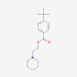 molecular formula C18H27NO2 B248955 2-Piperidin-1-ylethyl 4-tert-butylbenzoate 