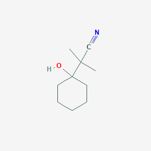 2-(1-Hydroxycyclohexyl)-2-methylpropanenitrile