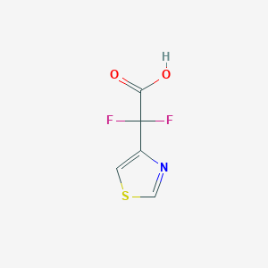 2,2-Difluoro-2-(1,3-thiazol-4-yl)acetic acid