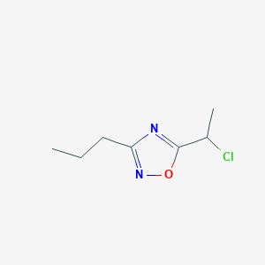 5-(1-Chloroethyl)-3-propyl-1,2,4-oxadiazole