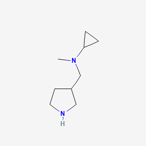 N-methyl-N-(pyrrolidin-3-ylmethyl)cyclopropanamine
