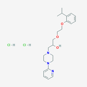 1-(2-(2-Isopropylphenoxy)ethoxy)-3-(4-(pyridin-2-yl)piperazin-1-yl)propan-2-ol dihydrochloride