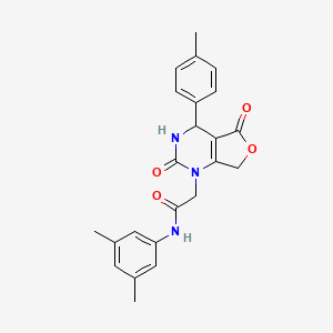 N-(3,5-dimethylphenyl)-2-(2,5-dioxo-4-(p-tolyl)-3,4-dihydrofuro[3,4-d]pyrimidin-1(2H,5H,7H)-yl)acetamide