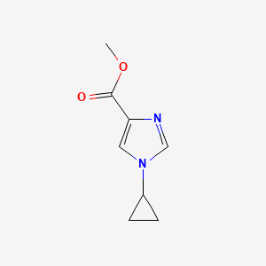 methyl 1-cyclopropyl-1H-imidazole-4-carboxylate