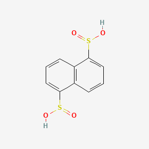 molecular formula C10H8O4S2 B2489655 Naphthalene-1,5-disulfinic Acid CAS No. 300394-97-2