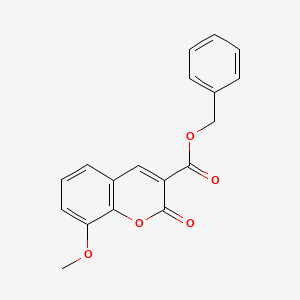 benzyl 8-methoxy-2-oxo-2H-chromene-3-carboxylate