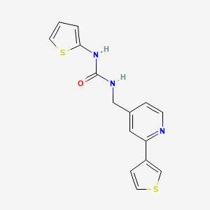 1-(Thiophen-2-yl)-3-((2-(thiophen-3-yl)pyridin-4-yl)methyl)urea