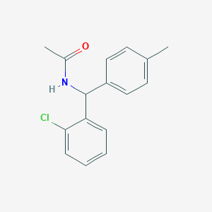 N-[(2-Chlorophenyl)-(4-methylphenyl)methyl]acetamide