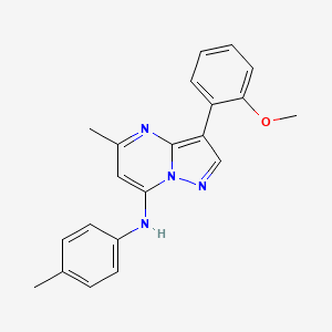 3-(2-methoxyphenyl)-5-methyl-N-(4-methylphenyl)pyrazolo[1,5-a]pyrimidin-7-amine