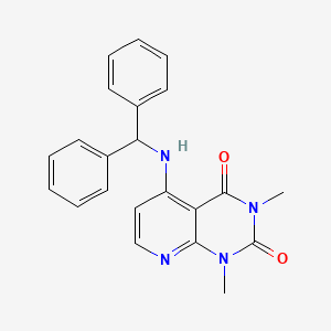 5-(benzhydrylamino)-1,3-dimethylpyrido[2,3-d]pyrimidine-2,4(1H,3H)-dione