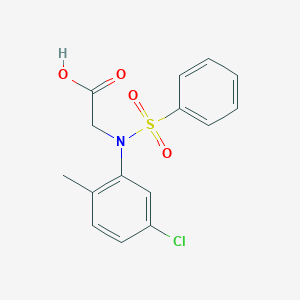 N-(5-chloro-2-methylphenyl)-N-(phenylsulfonyl)glycine