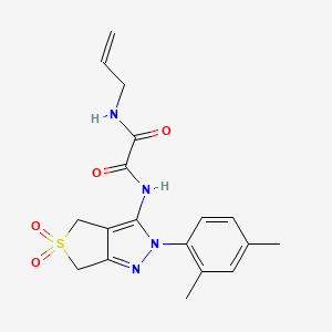 N1-allyl-N2-(2-(2,4-dimethylphenyl)-5,5-dioxido-4,6-dihydro-2H-thieno[3,4-c]pyrazol-3-yl)oxalamide