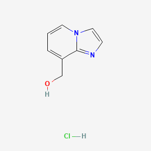 molecular formula C8H9ClN2O B2489742 Imidazo[1,2-a]pyridin-8-yl-methanol hydrochloride CAS No. 111477-17-9; 111477-18-0