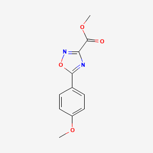 molecular formula C11H10N2O4 B2489751 甲基-5-(4-甲氧基苯基)-1,2,4-噁二唑-3-羧酸酯 CAS No. 104149-68-0