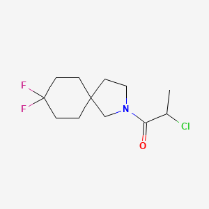 2-Chloro-1-(8,8-difluoro-2-azaspiro[4.5]decan-2-yl)propan-1-one