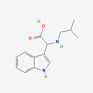 2-(1H-indol-3-yl)-2-(isobutylamino)acetic acid