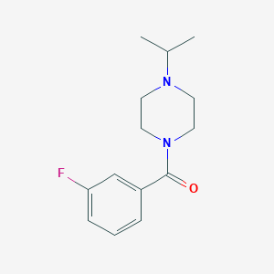 molecular formula C14H19FN2O B248978 1-(3-Fluorobenzoyl)-4-isopropylpiperazine 