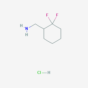 (2,2-Difluorocyclohexyl)methanamine hydrochloride