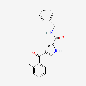 N-benzyl-4-(2-methylbenzoyl)-1H-pyrrole-2-carboxamide