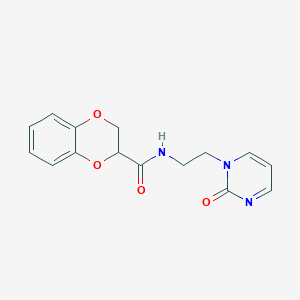 N-(2-(2-oxopyrimidin-1(2H)-yl)ethyl)-2,3-dihydrobenzo[b][1,4]dioxine-2-carboxamide