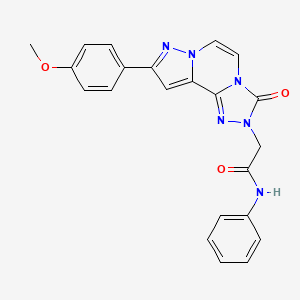 molecular formula C22H18N6O3 B2489817 Chembl4558006 CAS No. 1207057-19-9