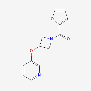 Furan-2-yl(3-(pyridin-3-yloxy)azetidin-1-yl)methanone