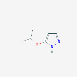 molecular formula C6H10N2O B2489831 5-丙酰氧基-1H-吡唑 CAS No. 1897388-33-8