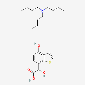 N,N-dibutylbutan-1-amine;2-hydroxy-2-(4-hydroxy-1-benzothiophen-7-yl)acetic acid