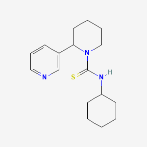 N-cyclohexyl-2-pyridin-3-ylpiperidine-1-carbothioamide