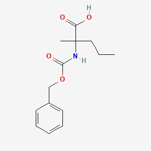 2-{[(Benzyloxy)carbonyl]amino}-2-methylpentanoic acid