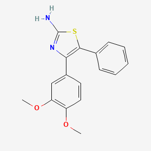 4-(3,4-Dimethoxyphenyl)-5-phenylthiazol-2-amine