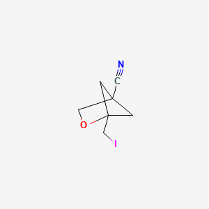 1-(Iodomethyl)-2-oxabicyclo[2.1.1]hexane-4-carbonitrile