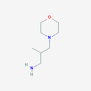 2-Methyl-3-(morpholin-4-yl)propan-1-amine