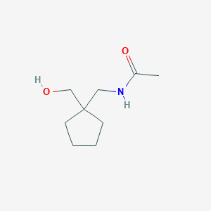 N-{[1-(hydroxymethyl)cyclopentyl]methyl}acetamide