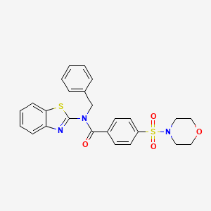 N-(benzo[d]thiazol-2-yl)-N-benzyl-4-(morpholinosulfonyl)benzamide