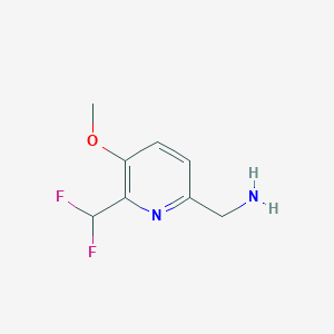 6-(Aminomethyl)-2-(difluoromethyl)-3-methoxypyridine