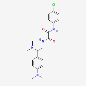 N1-(4-chlorophenyl)-N2-(2-(dimethylamino)-2-(4-(dimethylamino)phenyl)ethyl)oxalamide