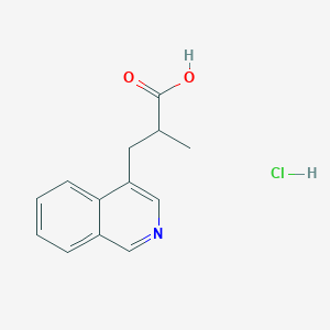 3-(Isoquinolin-4-yl)-2-methylpropanoic acid hydrochloride