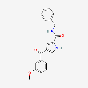 N-benzyl-4-(3-methoxybenzoyl)-1H-pyrrole-2-carboxamide